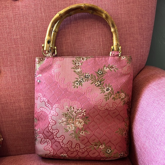 TALBOTS‎ TAPESTRY HANDBAG - Picture 1 of 10